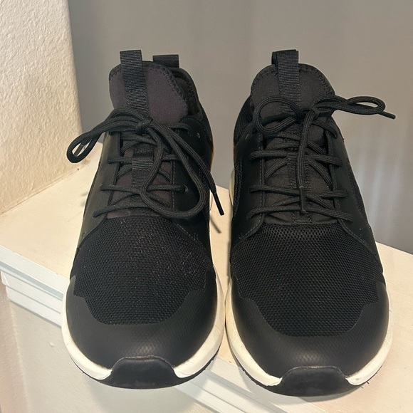 NWT Goodfellow & Co Mens Shaun Hybrid Dress Sneakers 88082956 Black Brown 9 - Picture 4 of 7